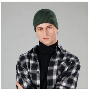 Green Cuff Beanie